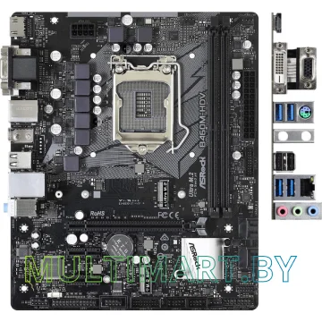 Материнская плата ASRock B460M-HDV картинка 2